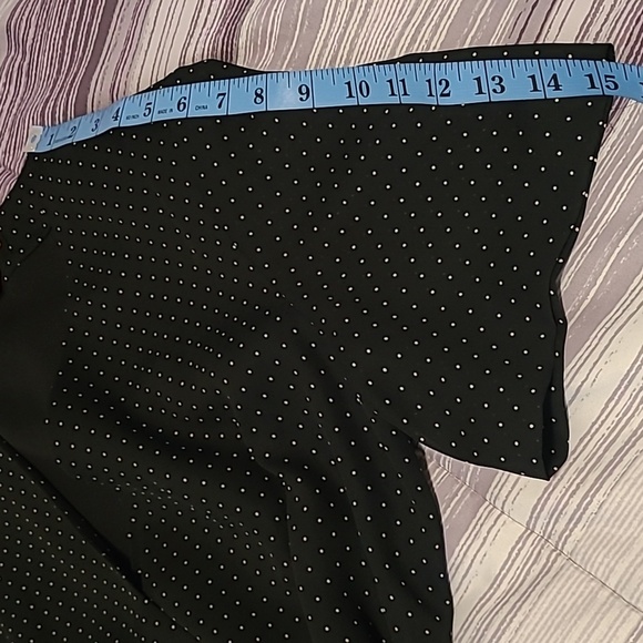 Donna Ricco Women's 12 Black White Polka Dot Maxi Wrap Dress Vintage Elegant - Picture 16 of 16